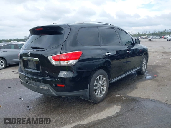 2014 Nissan Pathfinder Platinum with VIN 5N1AR2MN4EC731446, listed as a IAAI auction lot 40801022 with 189,833 mi miles and . Bid and sale history available at DreamBid. Image 4.