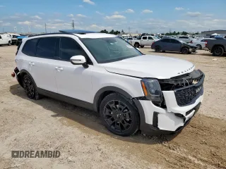 2022 Kia Telluride SX with VIN 5XYP5DHC7NG225071, listed as a Copart auction lot 58676865 with 92,055 mi miles and Salvage title. Bid and sale history available at DreamBid. Image 4.