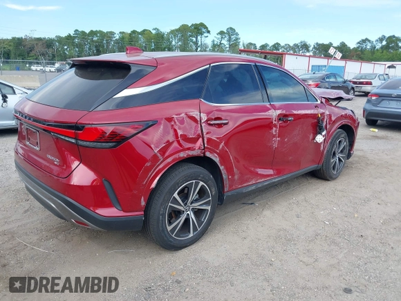 2024 Lexus RX 350h with VIN 2T2BBMCA8RC036659, listed as a IAAI auction lot 42619124 with 19,821 mi miles and . Bid and sale history available at DreamBid. Image 4.