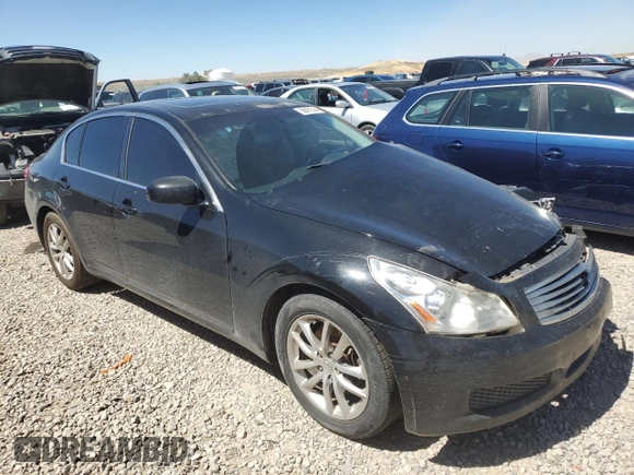 2008 Infiniti G35 Journey with VIN JNKBV61E78M211562, listed as a Copart auction lot 68479744 with Not Provided miles and Salvage Title. Bid and sale history available at DreamBid. Image 4.