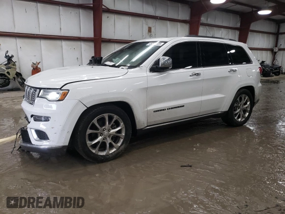 2019 Jeep Grand Cherokee Summit with VIN 1C4RJFJG8KC636296, listed as a Copart auction lot 45737365 with 56,815 mi miles and Salvage Title. Bid and sale history available at carsss.com. Image 1.