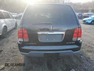 2003 Lincoln Aviator Premium with VIN 5LMEU78H33ZJ09333, listed as a Copart auction lot 83002474 with Not provided miles and Salvage title. Bid and sale history available at DreamBid. Image 6.
