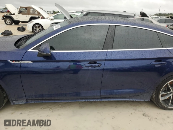 2023 Audi A5 Sportback S line Premium z VIN WAUDACF54PA049206, wystawiony jako Copart lot #74617084 z przebiegiem Nie podano mil oraz Nie do naprawy • Non repairable. Historia ofert i sprzedaży dostępna na DreamBid. Obrazek 12.