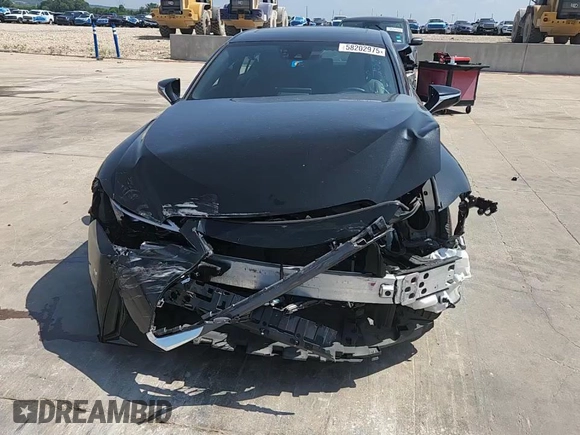 2021 Lexus IS 300 with VIN JTHCA1D21M5117945, listed as a Copart auction lot 58202975 with 18,923 mi miles and Salvage title. Bid and sale history available at DreamBid. Image 14.