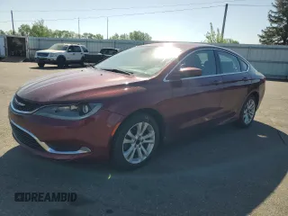 2015 Chrysler 200 Limited with VIN 1C3CCCAB6FN692173, listed as a Copart auction lot 56525375 with 198,076 mi miles and Salvage title. Bid and sale history available at DreamBid. Image 1.