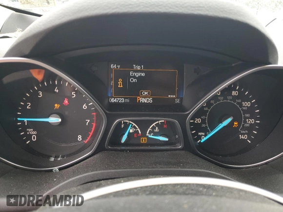 2017 Ford Escape S z VIN 1FMCU0F76HUD03788, wystawiony jako Copart lot #58534315 z przebiegiem 64 723 mil mil oraz Szkoda całkowita • Salvage title. Historia ofert i sprzedaży dostępna na DreamBid. Obrazek 9.
