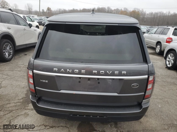 2016 Land Rover Range Rover HSE with VIN SALGS2VF0GA283658, listed as a Copart auction lot 88234755 with 87,974 mi miles and Salvage Title. Bid and sale history available at carsss.com. Image 6.