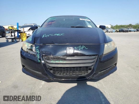 2011 Honda CR-Z with VIN JHMZF1C47BS007513, listed as a Copart auction lot 52969735 with 134,408 mi miles and Salvage Title. Bid and sale history available at carsss.com. Image 5.