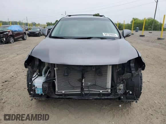 2013 Lexus RX 350 with VIN JTJZK1BA5D2008020, listed as a Copart auction lot 58729005 with 110,216 mi miles and Salvage title. Bid and sale history available at DreamBid. Image 5.