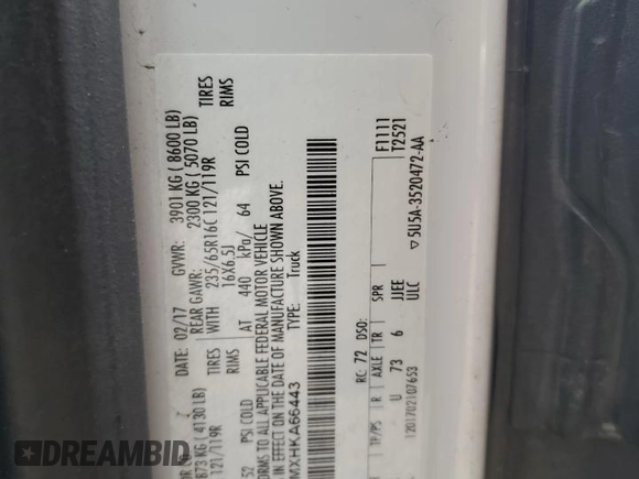 2017 Ford Transit with VIN 1FTYE1ZMXHKA66443, listed as a Copart auction lot 51742845 with 90,808 mi miles and Salvage title. Bid and sale history available at DreamBid. Image 15.