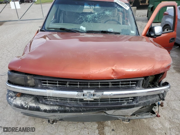 2001 Chevrolet Silverado 1500 LS with VIN 2GCEK19T311367032, listed as a Copart auction lot 55398854 with 0 mi miles and Salvage Title. Bid and sale history available at carsss.com. Image 12.