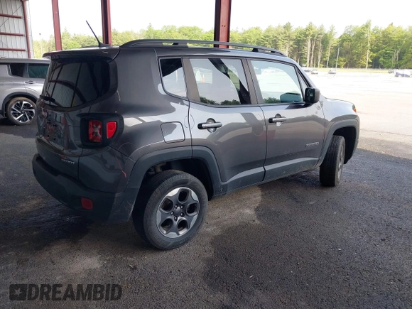 2017 Jeep Renegade Sport with VIN ZACCJBAB3HPE81518, listed as a IAAI auction lot 42414045 with 119,702 mi miles and . Bid and sale history available at DreamBid. Image 4.