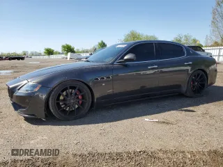 2009 Maserati Quattroporte z VIN ZAMJK39A690043648, wystawiony jako Copart lot #57271865 z przebiegiem 104 847 mil mil oraz Czysty tytuł • Clean title. Historia ofert i sprzedaży dostępna na DreamBid. Obrazek 1.