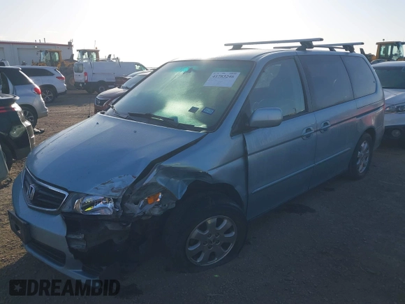 2003 Honda Odyssey EX-L with VIN 5FNRL18983B071606, listed as a IAAI auction lot 41783246 with 271,028 mi miles and . Bid and sale history available at DreamBid. Image 17.