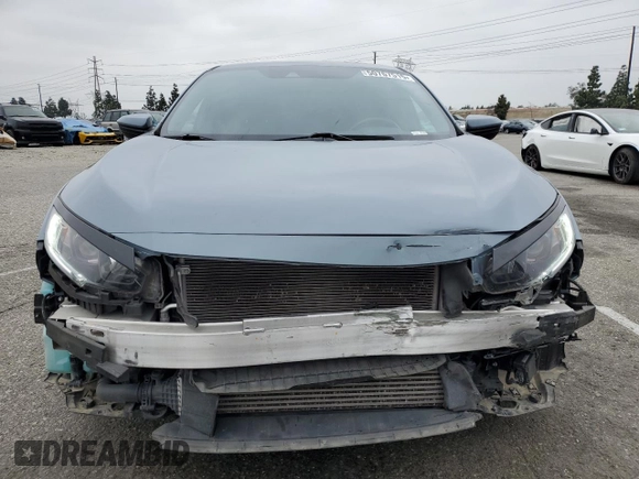 2021 Honda Civic Sport with VIN SHHFK7H4XMU422397, listed as a Copart auction lot 50767515 with 87,010 mi miles and Salvage Title. Bid and sale history available at DreamBid. Image 5.