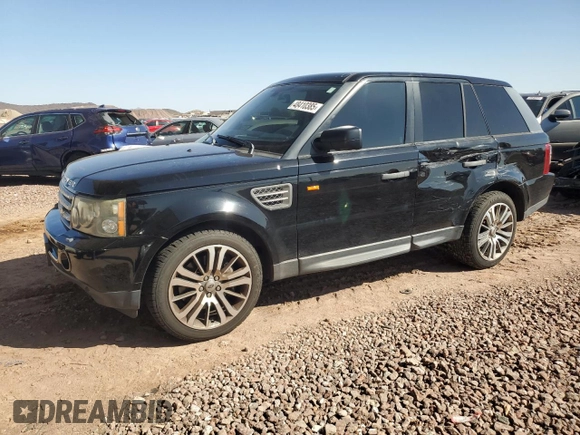 2008 Land Rover Range Rover Sport SC with VIN SALSH23478A174206, listed as a Copart auction lot 48410385 with 176,174 mi miles and Salvage Title. Bid and sale history available at carsss.com. Image 1.