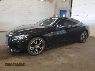 2017 Infiniti Q60 Premium with VIN JN1EV7EL7HM553285, listed as a Copart auction lot 64609685 with 59,400 mi miles and Salvage title. Bid and sale history available at DreamBid. Image 1.