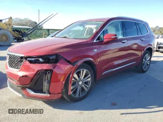 2021 Cadillac XT6 Premium Luxury with VIN 1GYKPDRS8MZ137909, listed as a Copart auction lot 41027774 with 55,353 mi miles and Salvage Title. Bid and sale history available at carsss.com. Image 1.