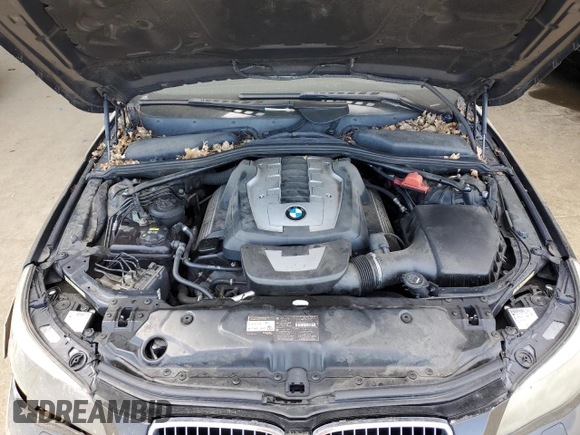 2008 BMW 5 Series 550i with VIN WBANW53598CT48525, listed as a Copart auction lot 48611945 with 103,546 mi miles and Salvage Title. Bid and sale history available at carsss.com. Image 11.