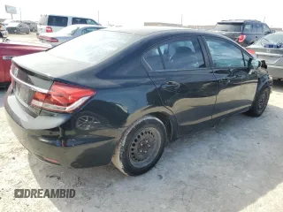 2014 Honda Civic Sedan LX with VIN 19XFB2F50EE040581, listed as a Copart auction lot 47118145 with Not Provided miles and Clean Title. Bid and sale history available at carsss.com. Image 3.