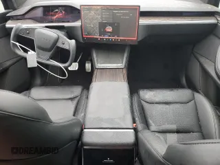 2023 Tesla Model X with VIN 7SAXCAE58PF379943, listed as a Copart auction lot 86352354 with Not Provided miles and Salvage Title. Bid and sale history available at DreamBid. Image 8.