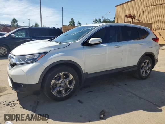 2017 Honda CR-V EX-L with VIN 2HKRW1H84HH518262, listed as a Copart auction lot 46654945 with 142,602 mi miles and Salvage Title. Bid and sale history available at carsss.com. Image 1.