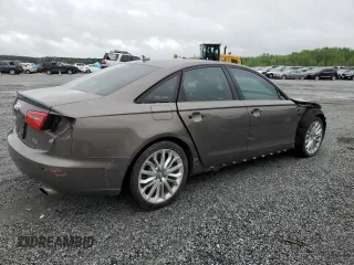 2013 Audi A6 Premium Plus with VIN WAUGGAFCXDN078258, listed as a Copart auction lot 51437285 with 122,345 mi miles and Salvage title. Bid and sale history available at DreamBid. Image 3.