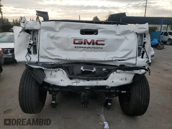 2024 GMC Canyon 2WD Elevation with VIN 1GTP5BEK2R1222696, listed as a Copart auction lot 86018944 with 0 mi miles and Non Repairable. Bid and sale history available at carsss.com. Image 6.