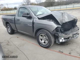 2010 Dodge Ram 1500 ST with VIN 3D7JB1ET7AG118704, listed as a Copart auction lot 80394114 with 192,029 mi miles and Salvage Title. Bid and sale history available at carsss.com. Image 4.