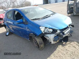 2012 Toyota Prius c One with VIN JTDKDTB31C1515223, listed as a IAAI auction lot 41803771 with 235,975 mi miles. Bid and sale history available at carsss.com. Image 1.