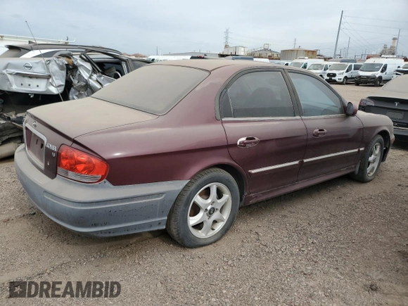 2005 Hyundai Sonata GLS with VIN KMHWF35HX5A199516, listed as a Copart auction lot 70000524 with 186,198 mi miles and Clean Title. Bid and sale history available at carsss.com. Image 3.