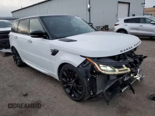 2022 Land Rover Range Rover Sport HST with VIN SALWS2RU8NA213035, listed as a Copart auction lot 81620624 with 36,799 mi miles and Salvage Title. Bid and sale history available at carsss.com. Image 4.