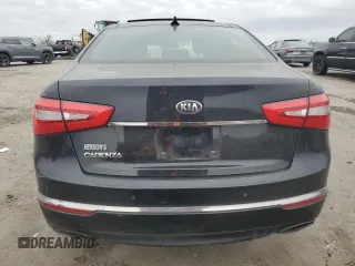 2014 Kia Cadenza Premium with VIN KNALN4D71E5124055, listed as a Copart auction lot 80391974 with 54,363 mi miles and Salvage Title. Bid and sale history available at carsss.com. Image 6.