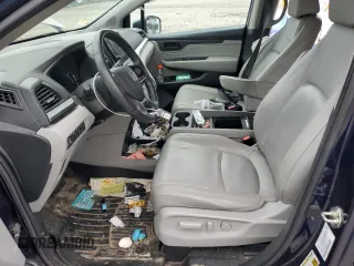 2020 Honda Odyssey EX-L with VIN 5FNRL6H70LB051653, listed as a Copart auction lot 45387985 with 63,747 mi miles and Salvage Title. Bid and sale history available at carsss.com. Image 7.