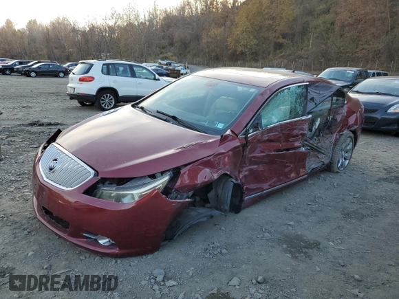 2010 Buick LaCrosse with VIN 1G4GD5GGXAF165907, listed as a Copart auction lot 78087604 with 126,587 mi miles and Salvage title. Bid and sale history available at DreamBid. Image 1.