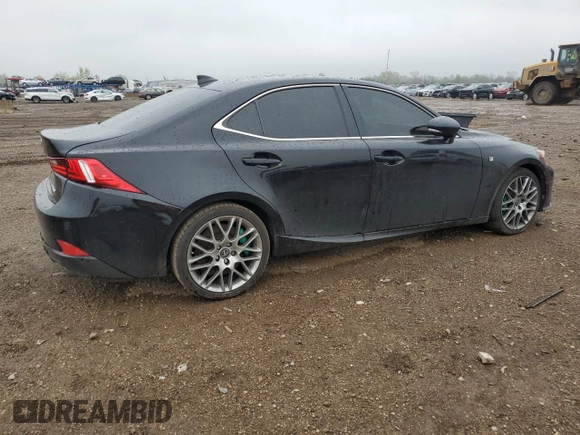 2016 Lexus IS 300/350 with VIN JTHCM1D25G5004835, listed as a Copart auction lot 55387325 with 98,684 mi miles and Salvage title. Bid and sale history available at DreamBid. Image 3.