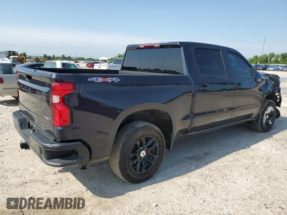 2024 Chevrolet Silverado 1500 RST with VIN 3GCPDEEK6RG198330, listed as a Copart auction lot 55135455 with 17,018 mi miles and Clean Title. Bid and sale history available at DreamBid. Image 3.