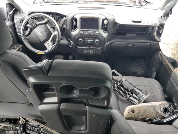 2021 Chevrolet Silverado 1500 LT with VIN 1GCPWCED0MZ146572, listed as a Copart auction lot 44357345 with 0 mi miles and Salvage Title. Bid and sale history available at carsss.com. Image 8.