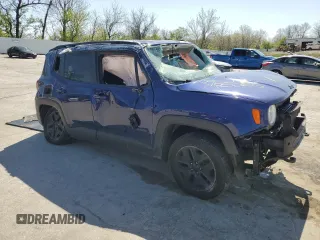 2018 Jeep Renegade Sport with VIN ZACCJBAB6JPH26401, listed as a Copart auction lot 53295285 with Not provided miles and Salvage title. Bid and sale history available at DreamBid. Image 4.
