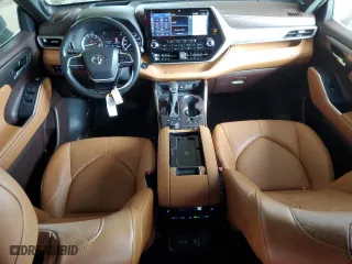 2022 Toyota Highlander Platinum with VIN 5TDFZRBH4NS190039, listed as a Copart auction lot 46864285 with 42,837 mi miles and Salvage Title. Bid and sale history available at carsss.com. Image 8.