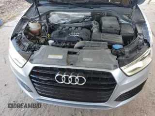 2018 Audi Q3 Premium with VIN WA1ECCFS0JR004256, listed as a Copart auction lot 56906885 with 66,581 mi miles and Salvage title. Bid and sale history available at DreamBid. Image 12.
