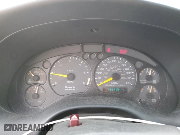 1998 Oldsmobile Bravada z VIN 1GHDT13W9W2730673, wystawiony jako Copart lot #80996524 z przebiegiem 126 418 mil mil oraz Nie do naprawy • Non repairable. Historia ofert i sprzedaży dostępna na DreamBid. Obrazek 9.