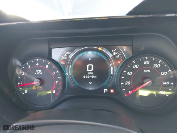 2016 Chevrolet Camaro 2LT with VIN 1G1FD1RS3G0139485, listed as a IAAI auction lot 41631022 with 63,349 mi miles. Bid and sale history available at carsss.com. Image 7.