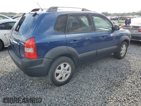2005 Hyundai Tucson GLS with VIN KM8JN12D95U051374, listed as a Copart auction lot 73854704 with 0 mi miles and Salvage Title. Bid and sale history available at carsss.com. Image 3.