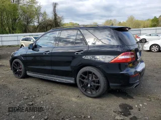 2015 Mercedes-Benz M 63 AMG with VIN 4JGDA7EB5FA549984, listed as a Copart auction lot 51907984 with 132,030 mi miles and Salvage Title. Bid and sale history available at carsss.com. Image 2.