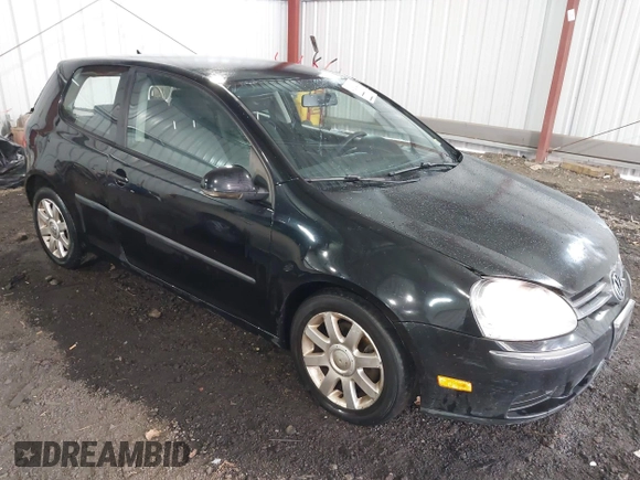 2007 Volkswagen Rabbit with VIN WVWBR71KX7W055764, listed as a IAAI auction lot 41282462 with 179,475 mi miles and . Bid and sale history available at DreamBid. Image 1.