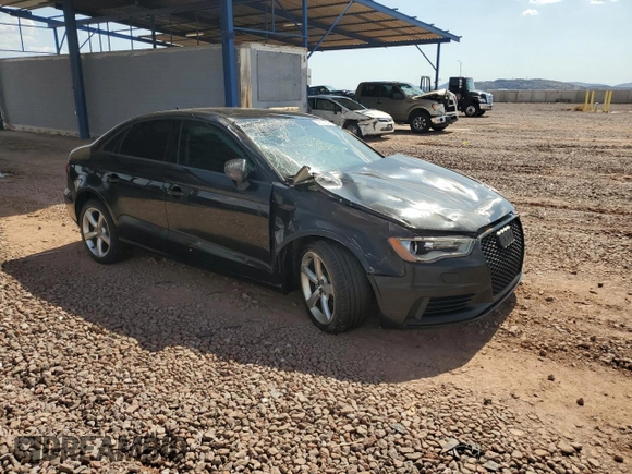 2015 Audi A3 Premium with VIN WAUACGFF2F1012988, listed as a Copart auction lot 59514345 with 80,249 mi miles and Salvage title. Bid and sale history available at DreamBid. Image 4.