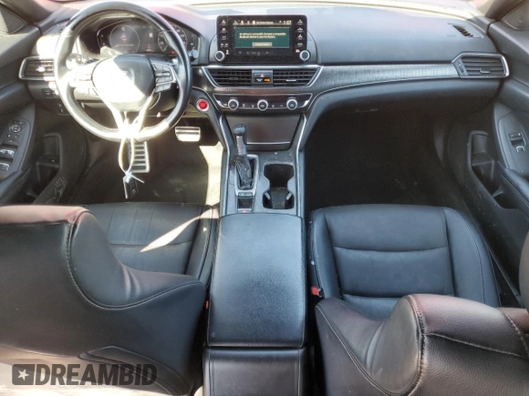 2018 Honda Accord Sedan Sport 1.5T with VIN 1HGCV1F39JA190240, listed as a Copart auction lot 46372735 with 148,929 mi miles and Salvage Title. Bid and sale history available at carsss.com. Image 8.