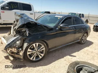 2018 Mercedes-Benz C 300 with VIN 55SWF4JB5JU281150, listed as a Copart auction lot 55307205 with Not provided miles and Salvage title. Bid and sale history available at DreamBid. Image 1.