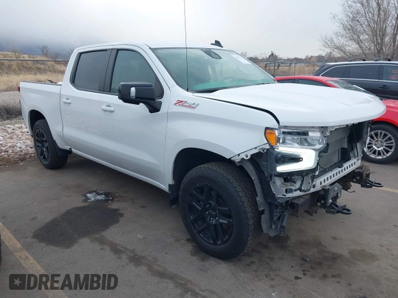 2023 Chevrolet Silverado 1500 RST with VIN 2GCUDEED6P1109897, listed as a IAAI auction lot 41536939 with 48,317 mi miles. Bid and sale history available at carsss.com. Image 1.